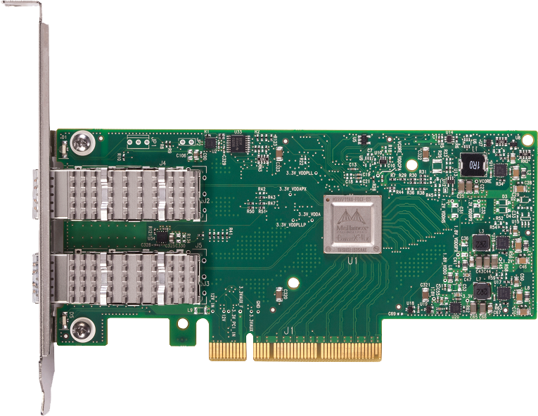 NVIDIA (Mellanox)  MCX4121A-XCAT ConnectX-4 Lx EN Adapter Card 10GbE双端口以太网网卡