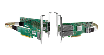 NVIDIA (Mellanox)  MCX556M-ECAT-S25 ConnectX-5 VPI Adapter Card EDR/100GbE双端口InfiniBand网卡