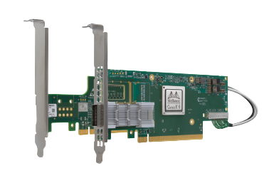 NVIDIA (Mellanox)  MCX654105A-HCAT ConnectX-6 VPI Adapter Card HDR/200GbE单端口InfiniBand网卡