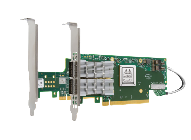 NVIDIA (Mellanox)  MCX654106A-HCAT ConnectX-6 VPI Adapter Card HDR/200GbE双端口InfiniBand网卡