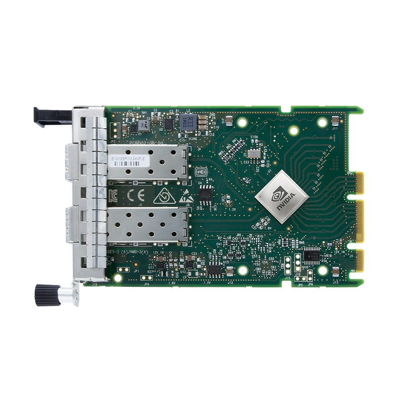 NVIDIA (Mellanox)  MCX631432AC-ADAB ConnectX-6 Lx EN Adapter Card OCP3.0 25GbE Crypto Enabled双端口以太网网卡