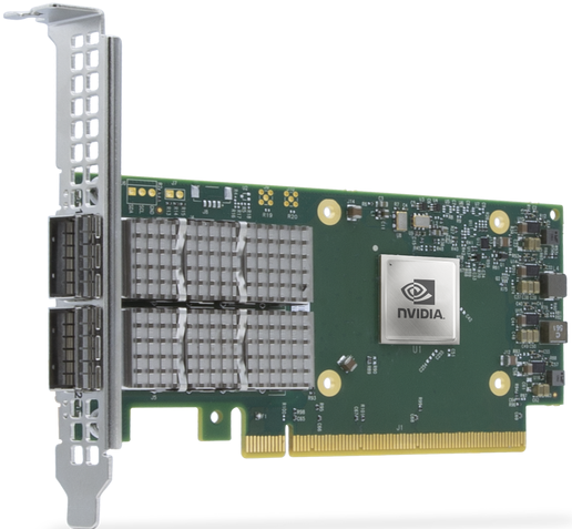 NVIDIA (Mellanox)  MCX623106AS-CDAT ConnectX-6 Dx EN Adapter Card 100GbE Crypto Disabled双端口以太网网卡