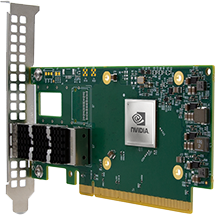 NVIDIA (Mellanox)  MCX623105AC-VDAT ConnectX-6 Dx EN Adapter Card 200GbE Crypto Enabled单端口以太网网卡