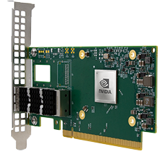 NVIDIA (Mellanox)  MCX623105AC-CDAT ConnectX-6 Dx EN Adapter Card 100GbE Crypto Enabled单端口以太网网卡
