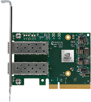NVIDIA (Mellanox)  MCX631102AC-ADAT ConnectX-6 Lx EN Adapter Card 25GbE Crypto Enabled双端口以太网网卡